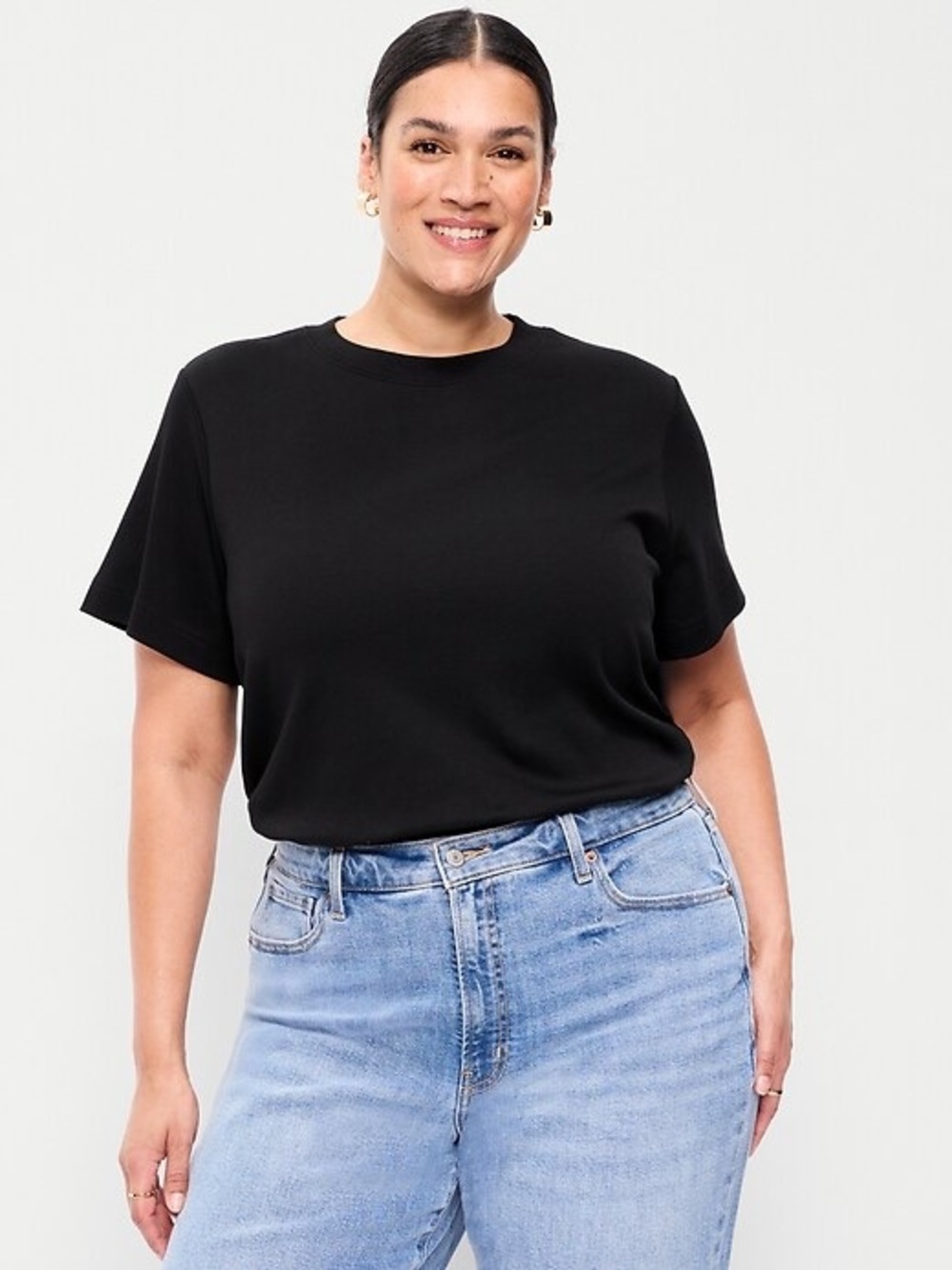 NWT Old Navy Relaxed Heavyweight Black T-Shirt